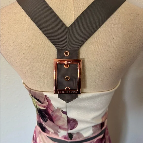 NWT Ted Baker Nanina Neapolitan Print Floral Sheath Dress size 4 - Picture 8 of 17